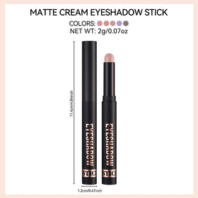 Erinde Cream Matte Eyeshadow Stick Gray Brown with brush