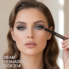 Erinde Cream Matte Eyeshadow Stick Gray Brown with packaging