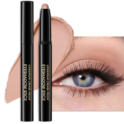 Erinde Waterproof Cream Eyeshadow Stick in Nude Beige front view