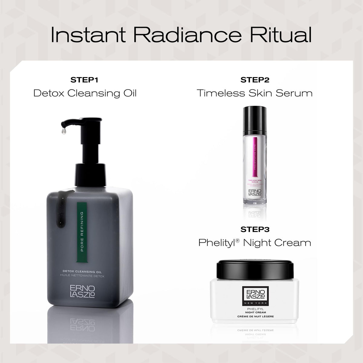 Erno Laszlo Cleansing Oil Charcoal Powered packaging details