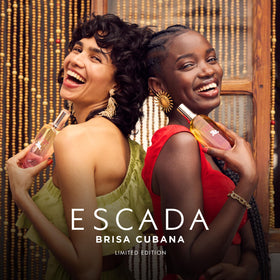 Escada Brisa Cubana Women's Eau de Toilette with fresh citrus fruits background