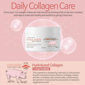 esfolio Collagen Daily Face Cream 200ml jar with lid