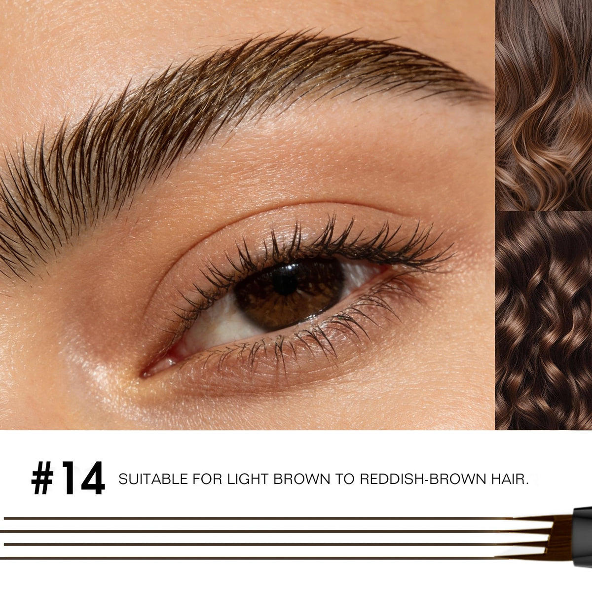 Espoce Eyebrow Pencil packaging with product details