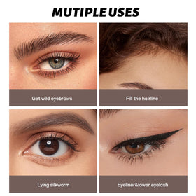 Espoce Eyebrow Pencil Set with shades displayed