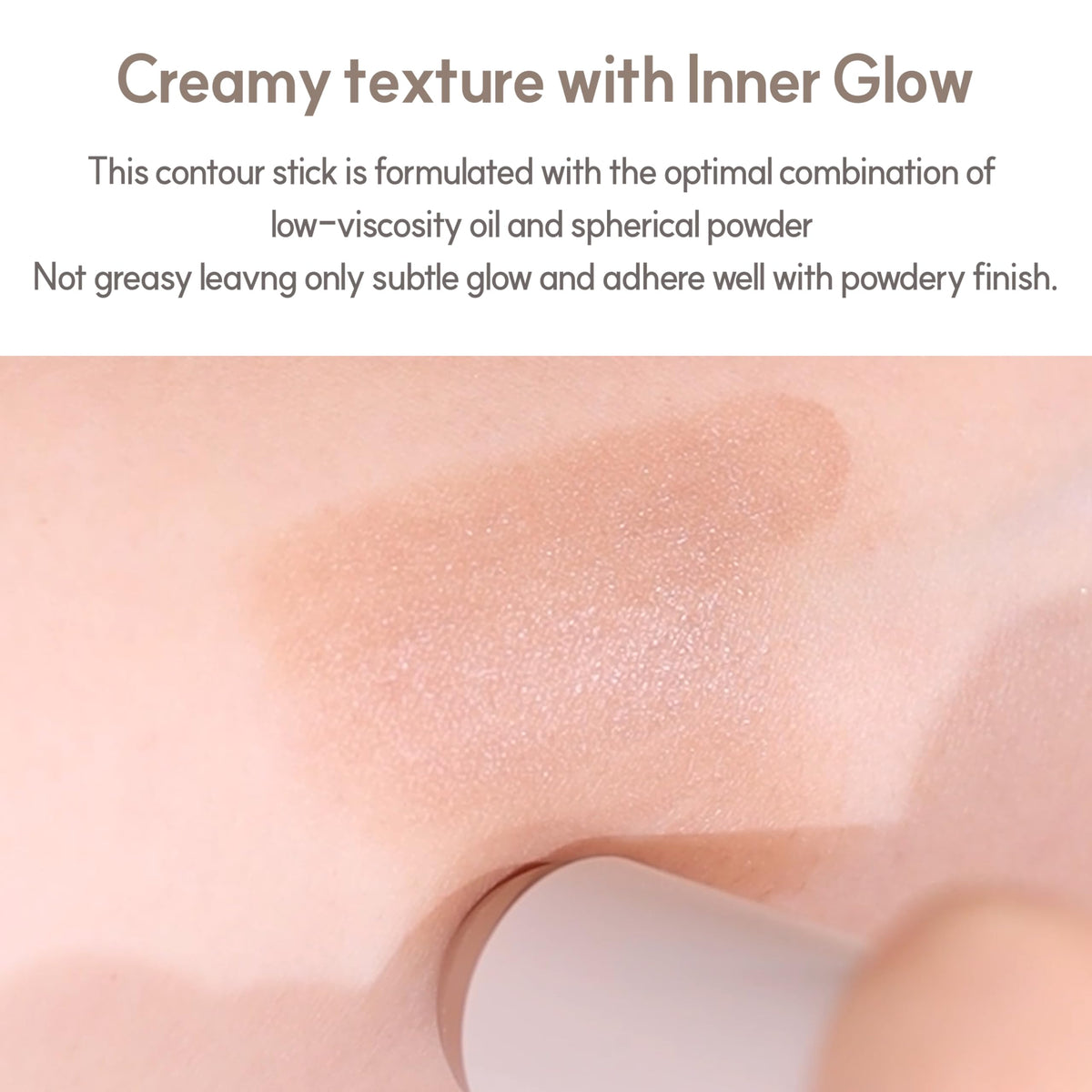 Espoir Be Glow Shading Stick Contour #2 Cool Gray side view