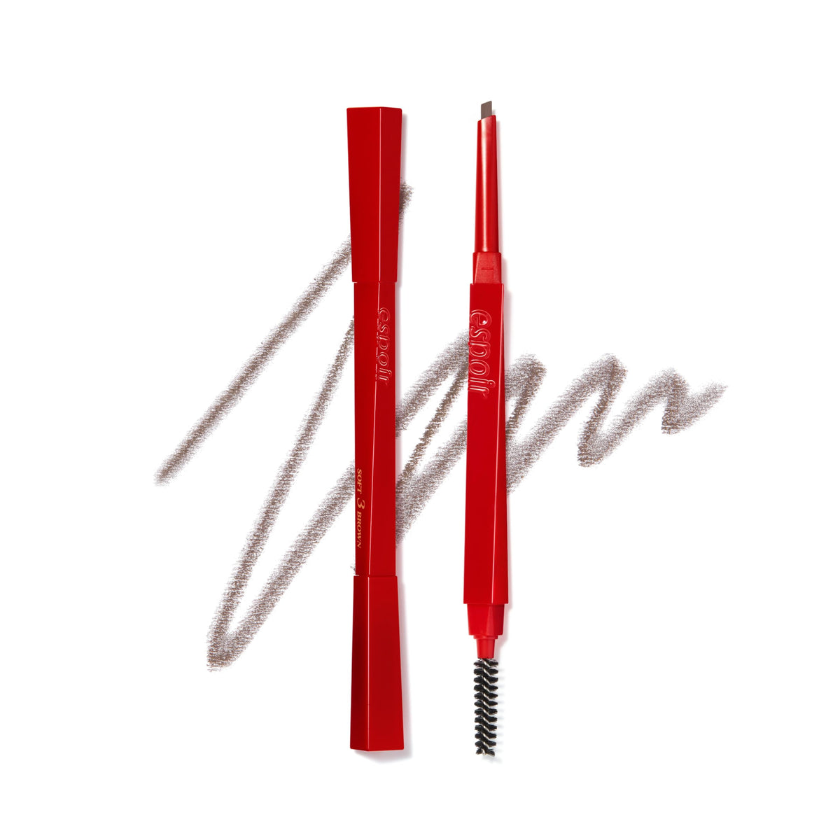 Espoir The Brow Balance Pencil #3 Soft Brown front view