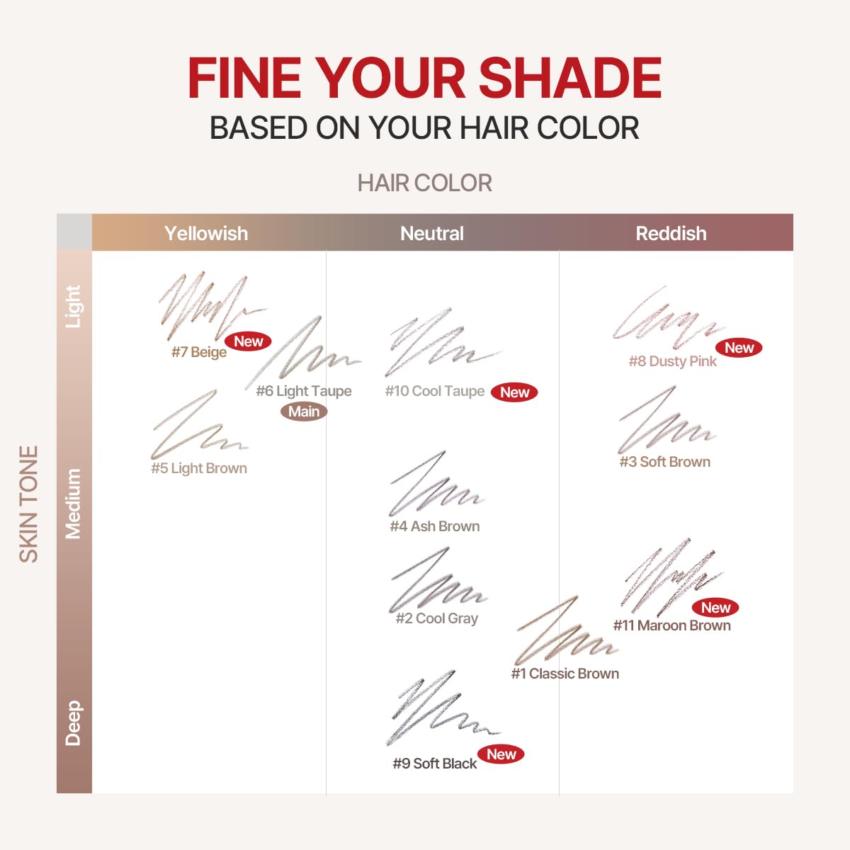 Espoir The Brow Balance Pencil #4 Ash Brown angled container
