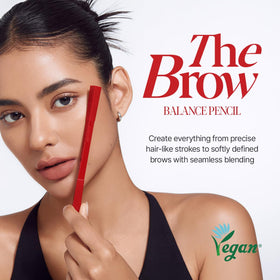 Espoir The Brow Balance Pencil #4 Ash Brown showing triangular shape
