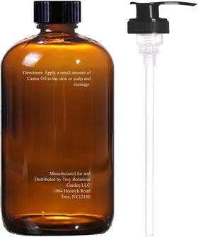 Essentially KateS Castor Oil 16 Fl Oz bottle with pump top