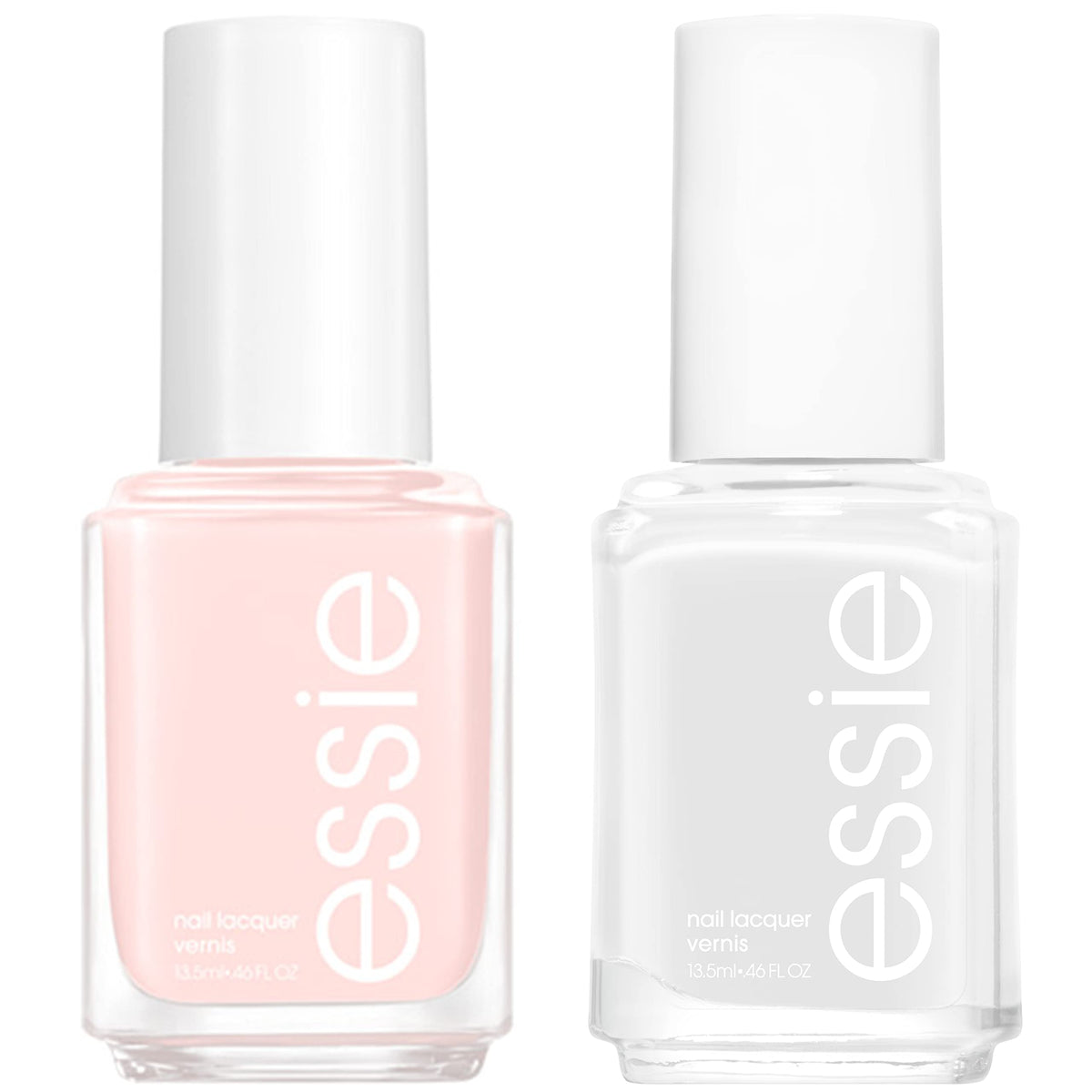 essie Ballet French Manicure Kit front view with pink and white nail polish