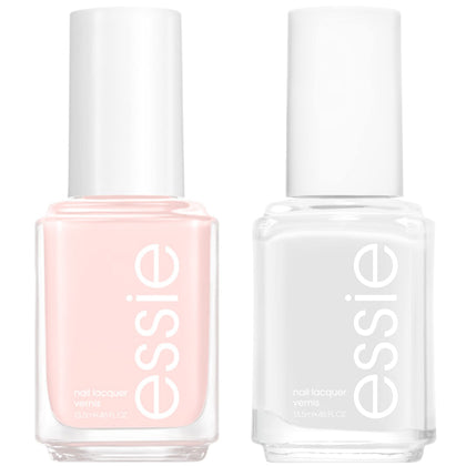 essie Ballet French Manicure Kit front view with pink and white nail polish