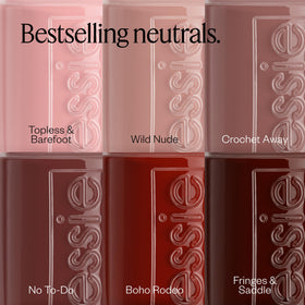 essie Boho Rodeo nail polish with cuticle oil