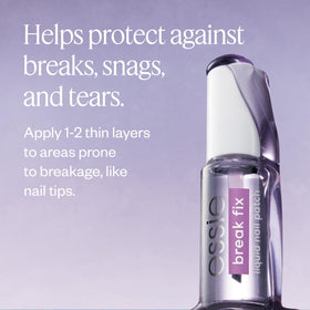 essie Break Fix Liquid Nail Patch in a handbag for travel