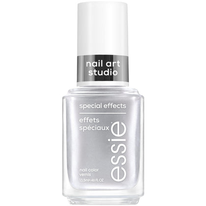 essie Cosmic Chrome Silver Nail Polish bottle front view