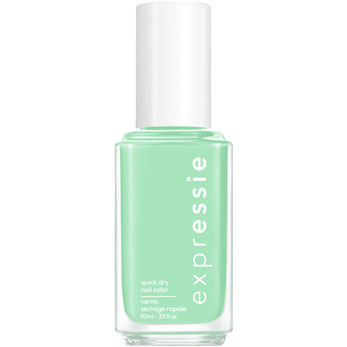 essie Expressie Quick-Dry Mint Green Nail Polish front view