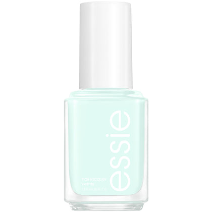 essie First Kiss Bliss green nail polish front view