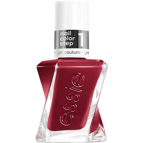 essie Gel Couture Long-Lasting Nail Polish in red, front view