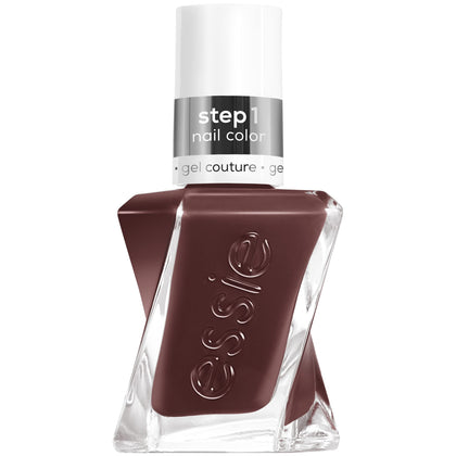 essie Gel Couture Long-Lasting Nail Polish Raisin Brown front view