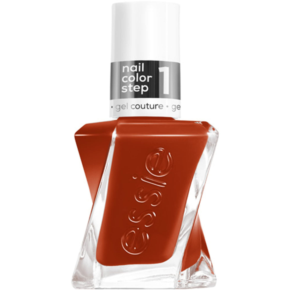 essie Gel Couture Nail Polish Amber Brown front view