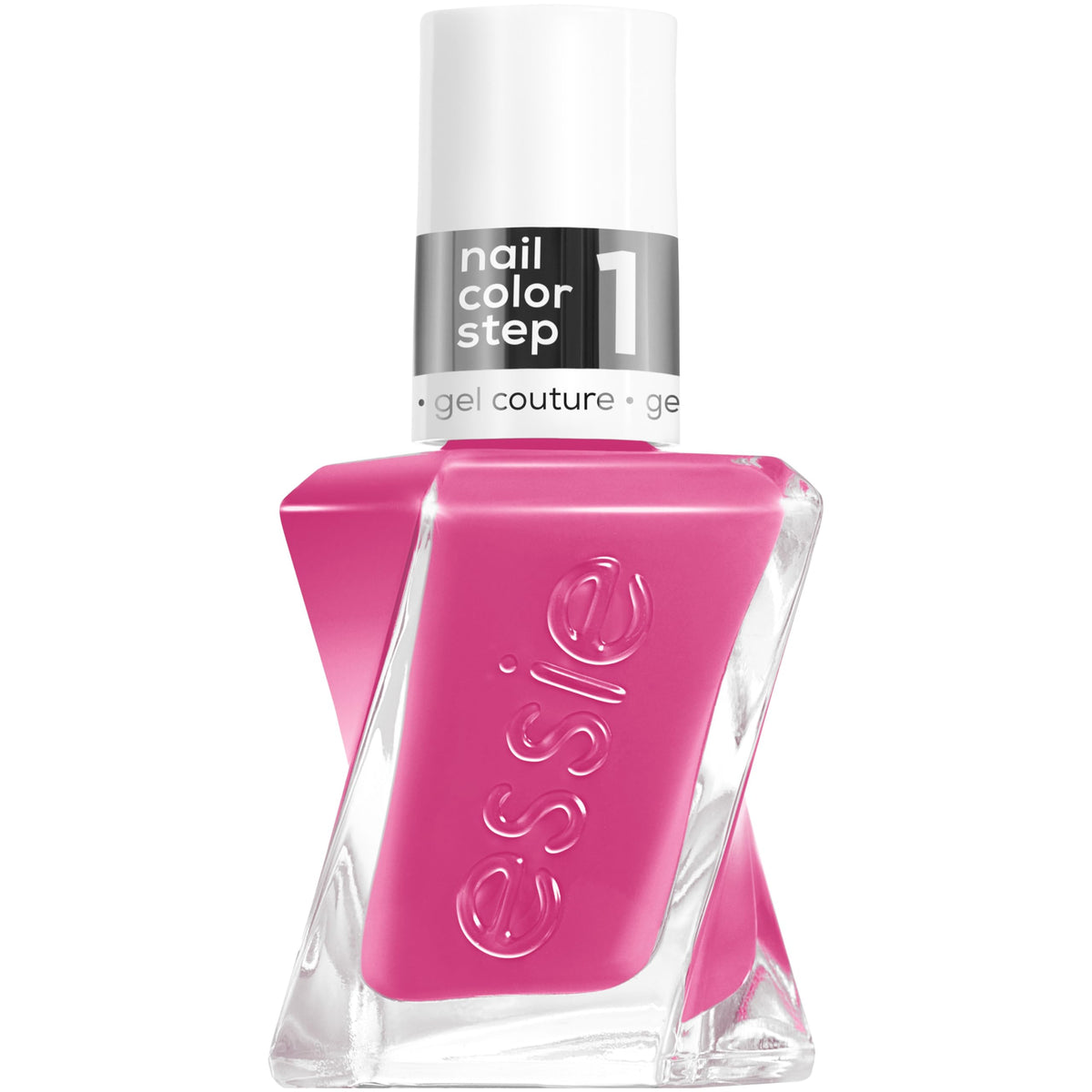 essie Gel Couture Nail Polish bright orchid pink front view