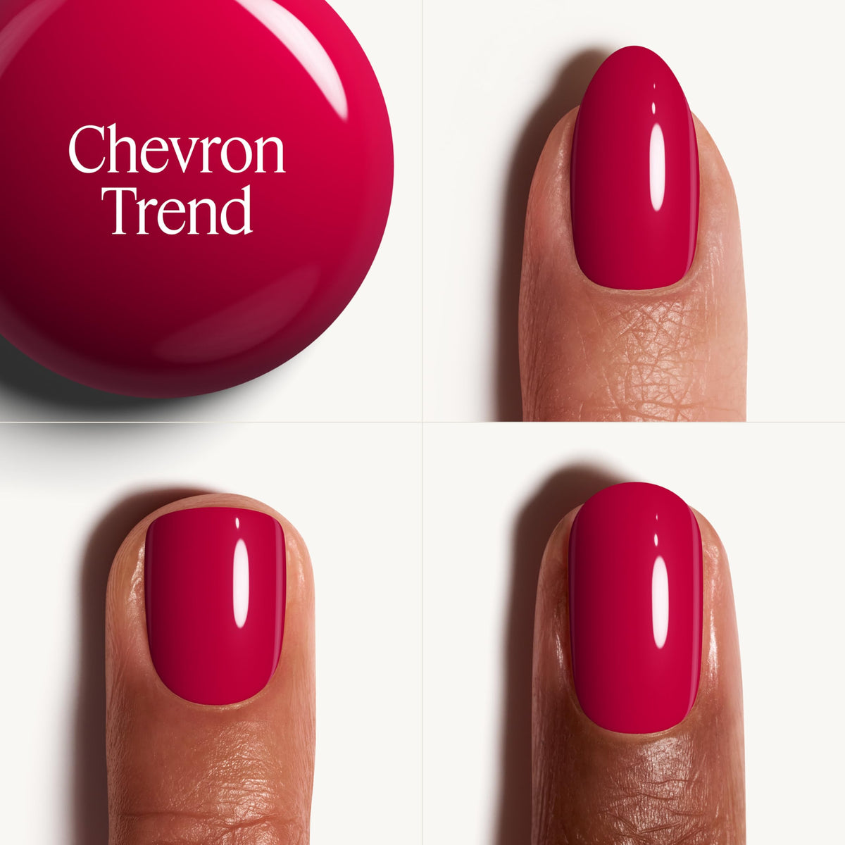 essie Gel Couture Nail Polish Deep Magenta bottle with cap