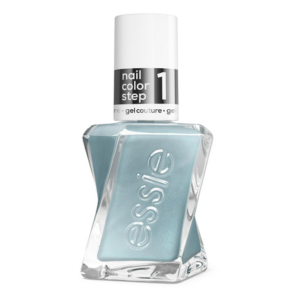 essie Gel Couture Nail Polish First View blue bottle front view