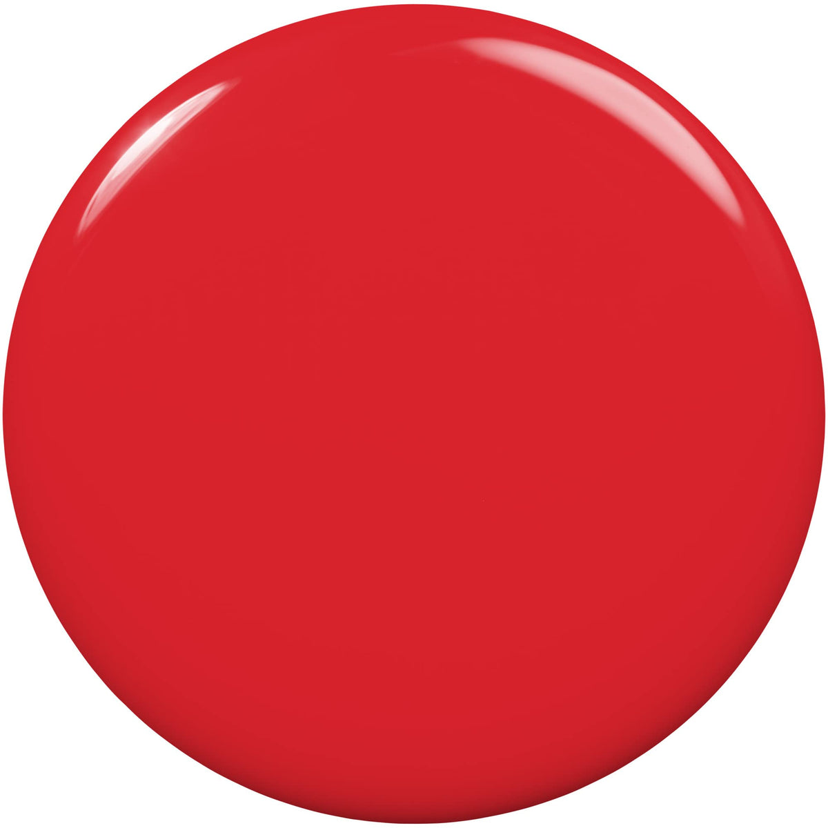 essie Gel Couture Nail Polish vibrant red bottle side view