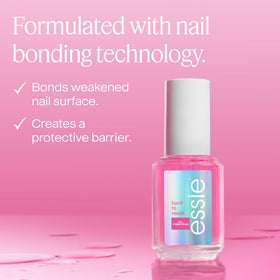 essie Hard To Resist Nail Strengthener application on nails