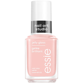 essie Jelly Gloss Nail Polish Boho Rodeo front view with sheer pink colour
