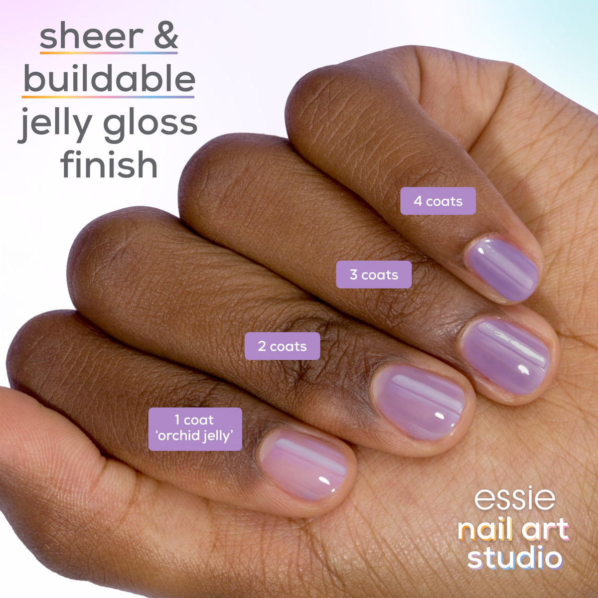 essie Jelly Gloss Nail Polish Boho Rodeo in packaging
