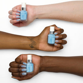 essie Jelly Gloss Polish Sky Jelly brush close-up