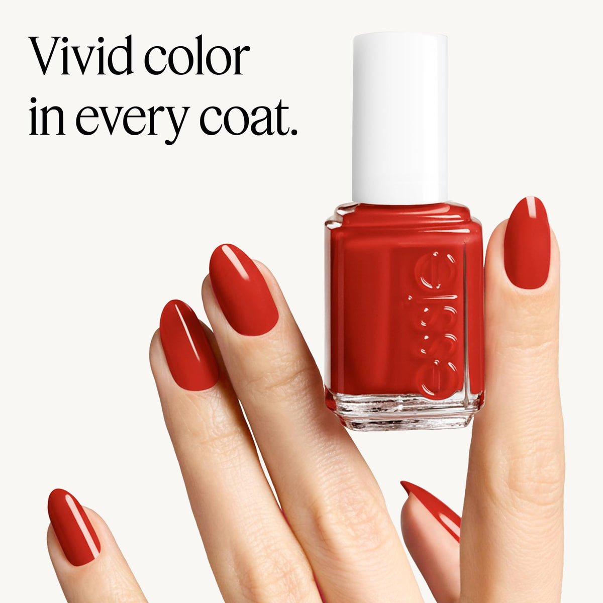 essie Nail Colour Wicked deep blood red polish applied on nails