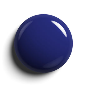 essie Nail Polish Be Them All blue bottle side view