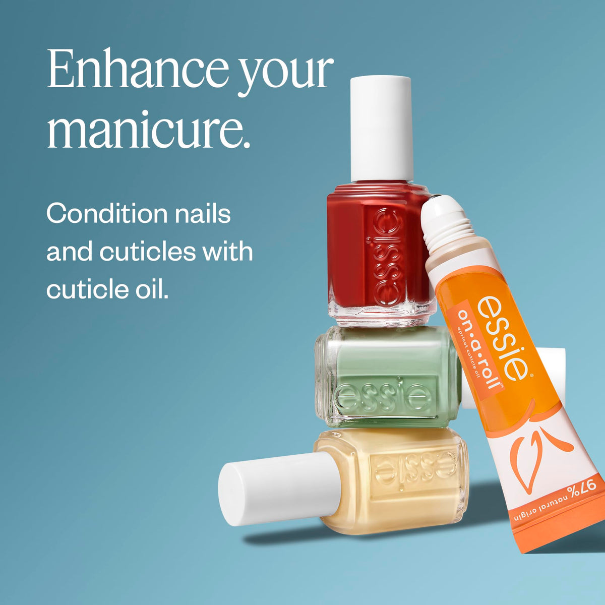 essie Nail Polish Berry Naughty on a manicure table