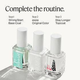 essie Nail Polish Glossy Shine Finish Blanc with other essie products