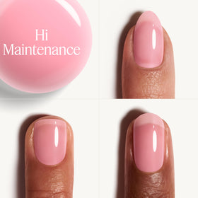essie Nail Polish Sheer Pink application on nails