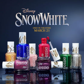 essie Tempted with Envy nail polish swatch on nails