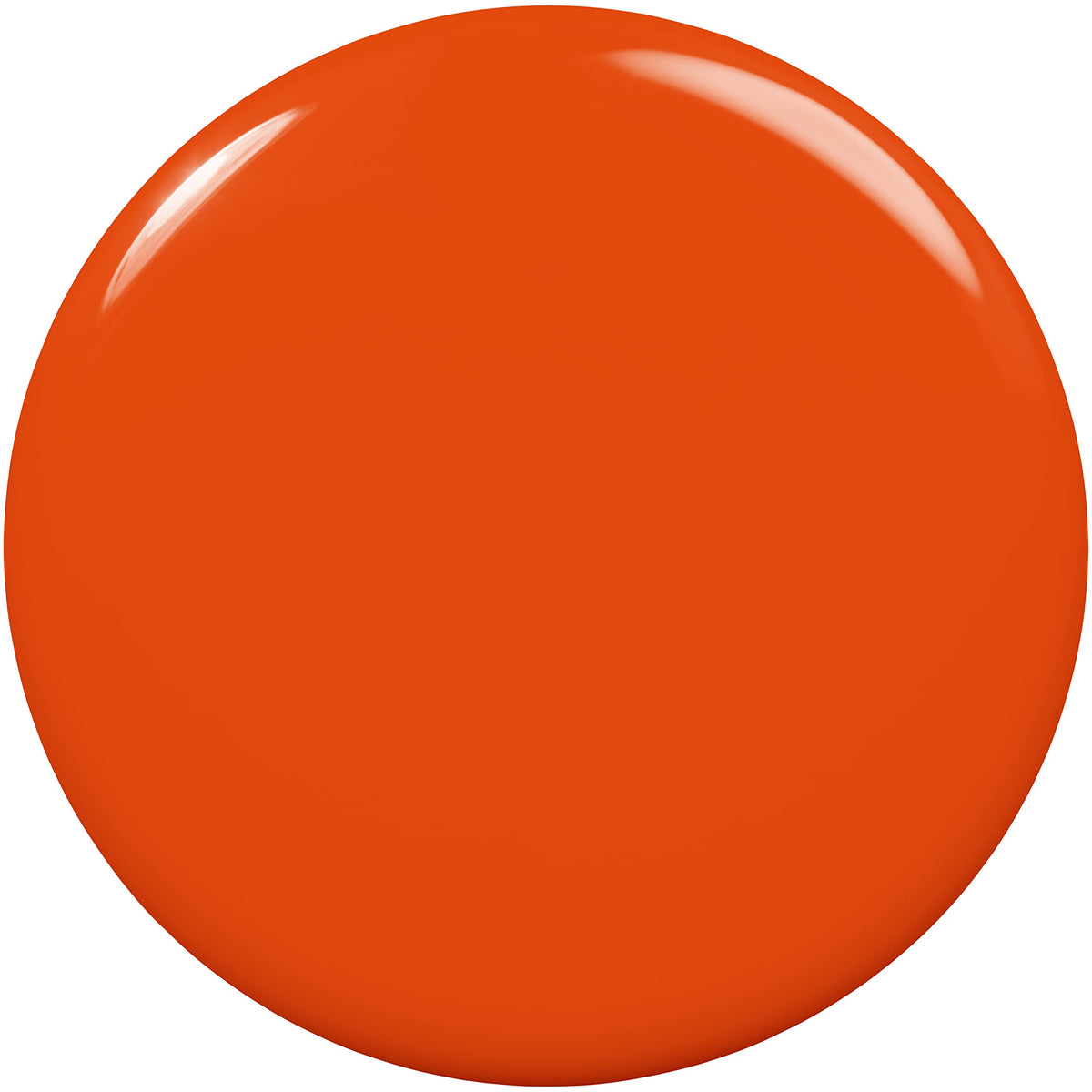 essie To DIY For Pumpkin Orange Nail Polish bottle side view
