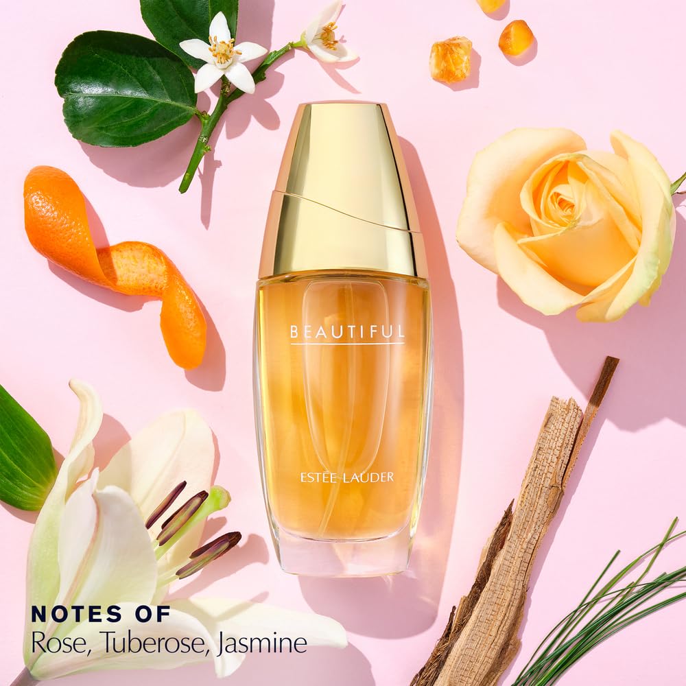 Estée Lauder Beautiful Eau de Parfum Spray bottle side view
