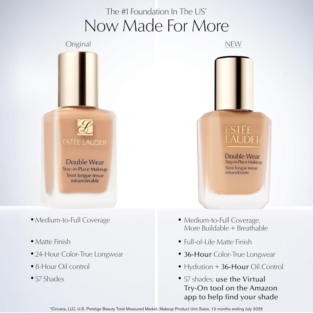 Estée Lauder Double Wear Foundation 0.5 Fl Oz side view