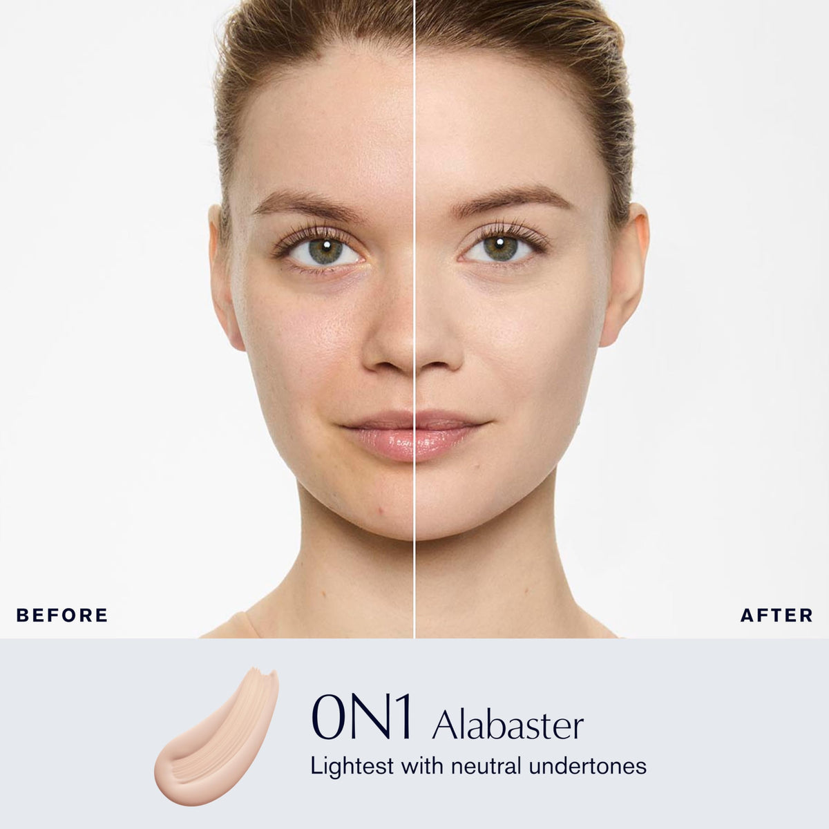 Estée Lauder Double Wear Foundation 0N1 Alabaster bottle side view