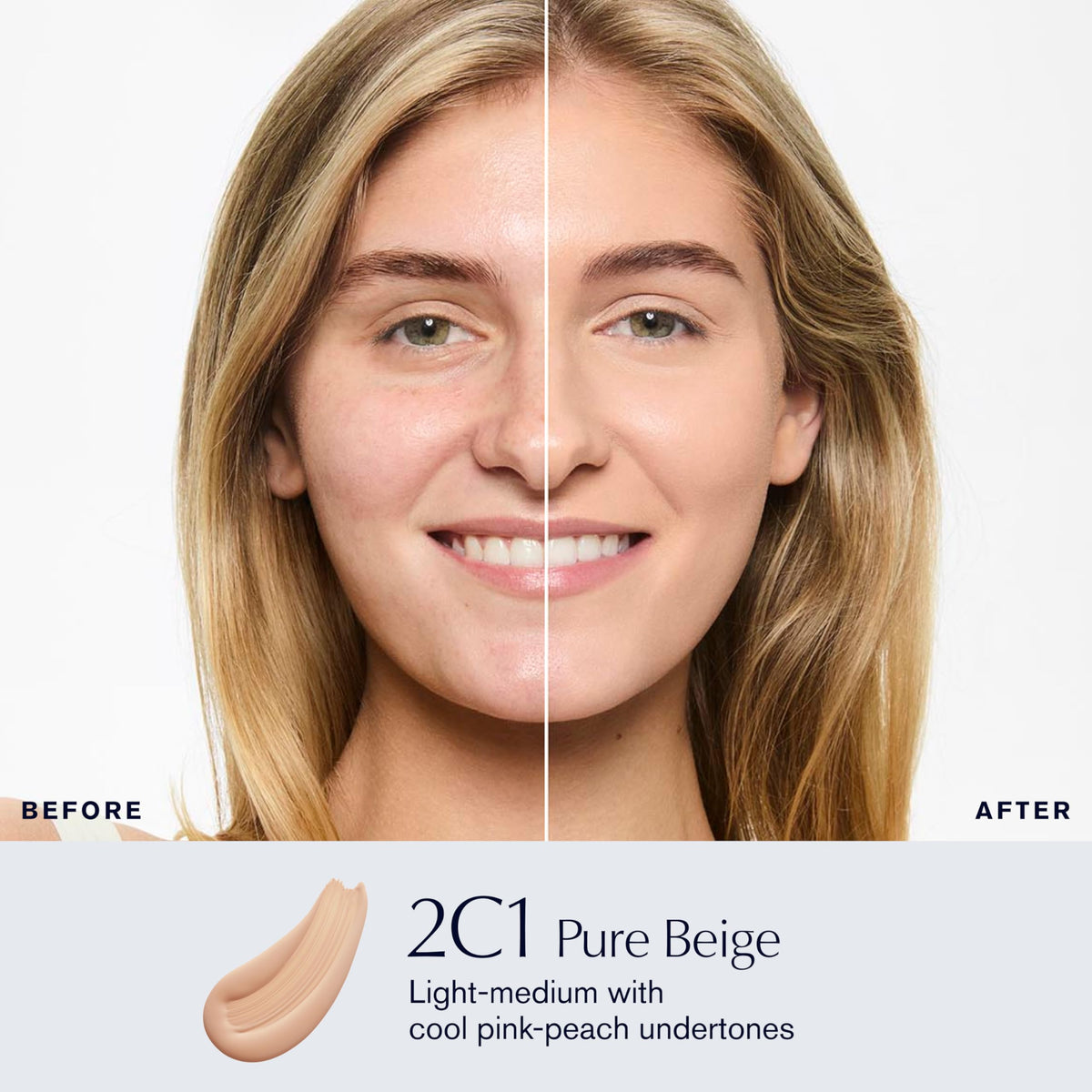 Estée Lauder Double Wear Foundation 2C1 Pure Beige back view