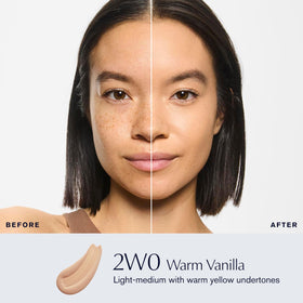 Estée Lauder Double Wear Foundation 2W0 Warm Vanilla bottle side view