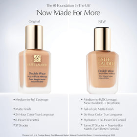 Estée Lauder Double Wear Foundation 3W2 Cashew packaging details