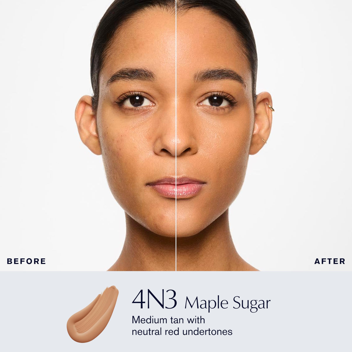 Estée Lauder Double Wear Foundation 4N3 Maple Sugar bottle side view