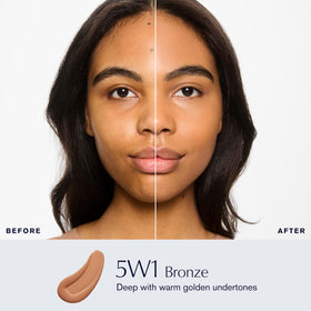 Estée Lauder Double Wear Foundation 5W1 Bronze side view