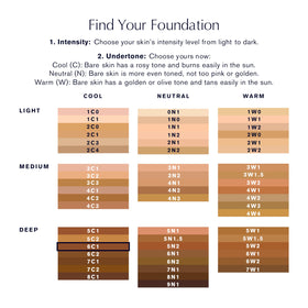 Estée Lauder Double Wear Foundation 6C1 Rich Cocoa application with brush