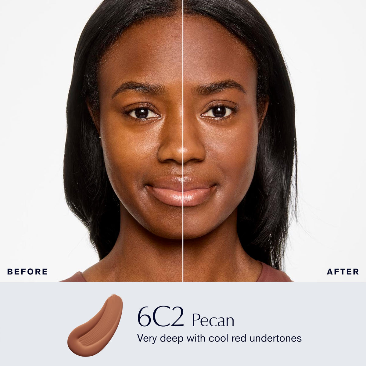 Estée Lauder Double Wear Foundation 6C2 Pecan back view
