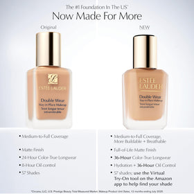 Estée Lauder Double Wear Foundation 7W1 Deep Spice side view