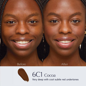 Estée Lauder Double Wear Sheer Matte Foundation 6C1 Rich Cocoa back view